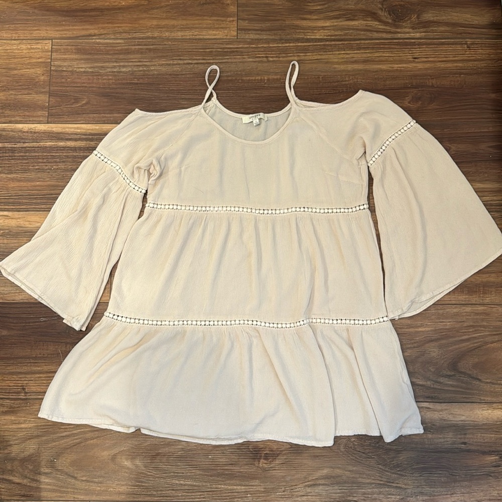 Mini Bell Sleeve Off the Shoulder Dress